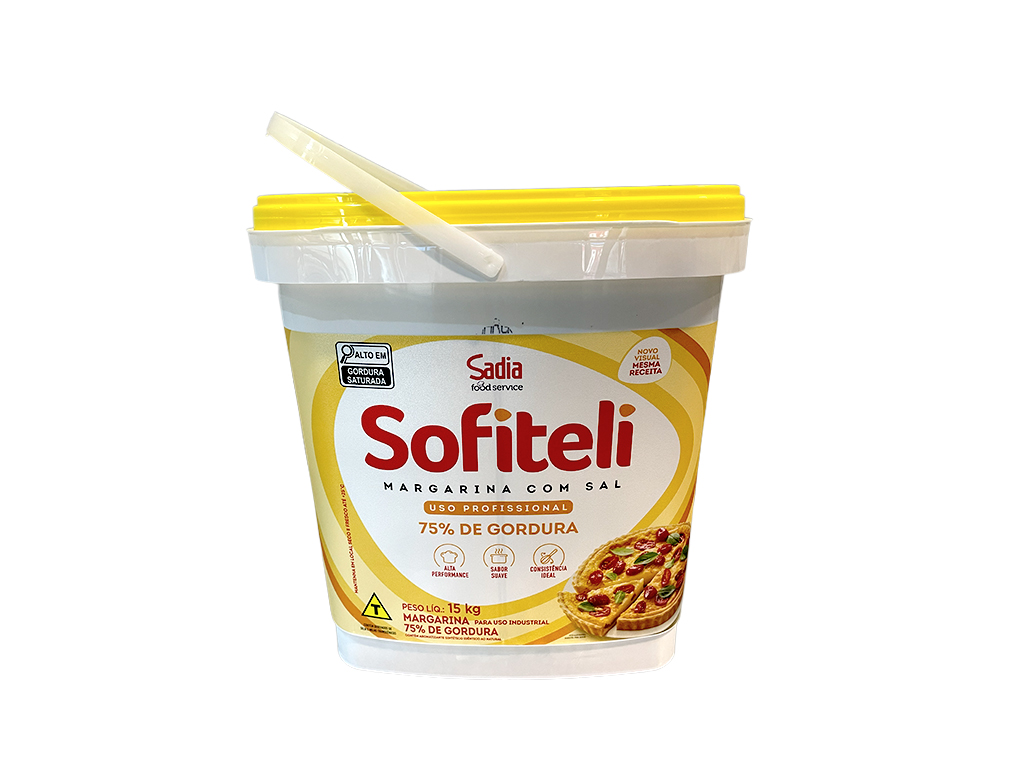 MARGARINA COM SAL 75% SOFITELI (BD 15 KG)